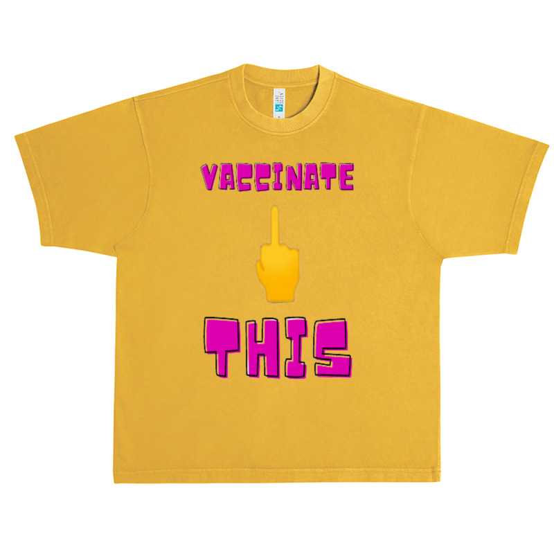 Vaccinate This Middle Finger 1 Urban Heavy T-shirt by RubenGarcia | Artistshot