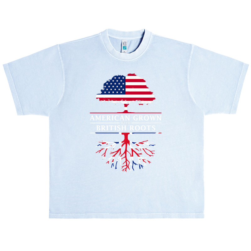 American Grown British Roots  Britain Union Jack Urban Heavy T-shirt | Artistshot