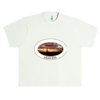 Arizona Sunset With Saguaro Cactus Urban Heavy T-shirt | Artistshot