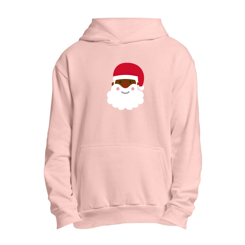 Dark Skin Santa Claus 1 Urban Pullover Hoodie | Artistshot