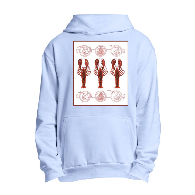 Lobsters Crustaceancore Urban Pullover Hoodie | Artistshot