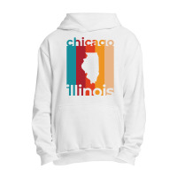 Chicago Illinois Retro Urban Pullover Hoodie | Artistshot