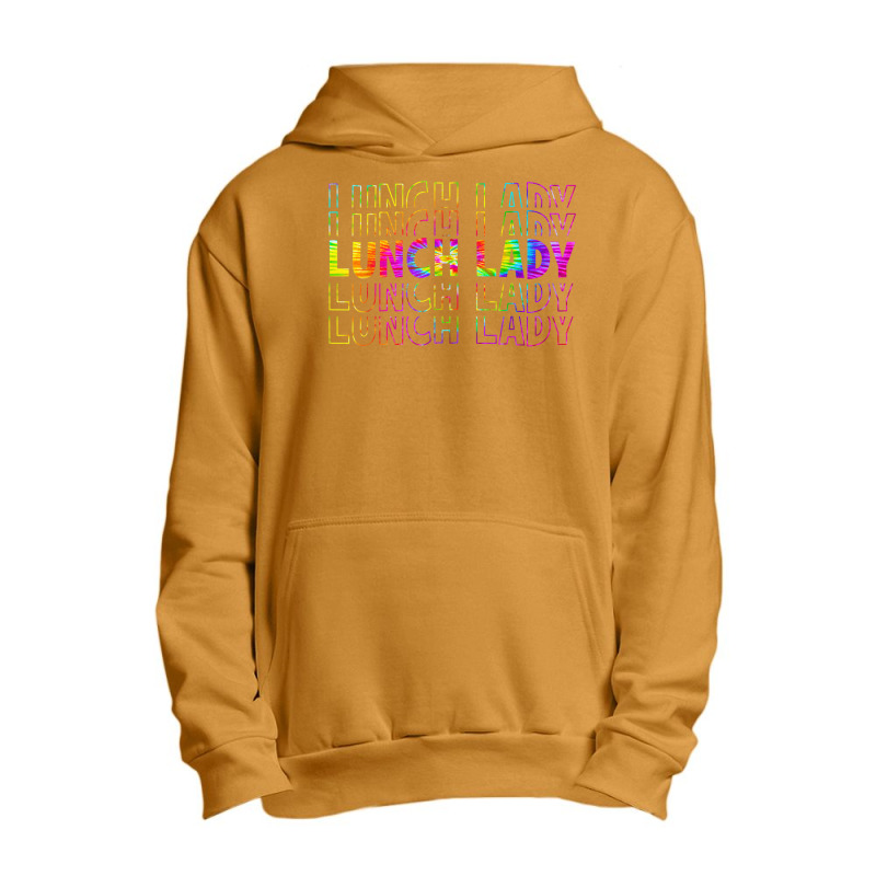 Tie Dye Lunch Lady Squad, Funny Lunch Lady Shir Urban Pullover Hoodie | Artistshot