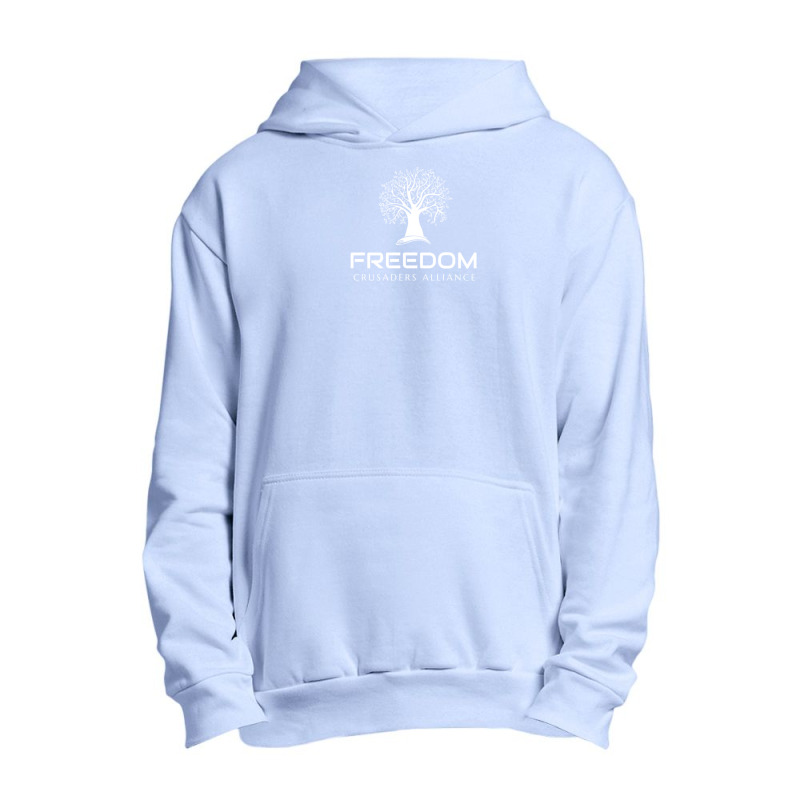 Freedom Crusaders Alliance - White Urban Pullover Hoodie | Artistshot