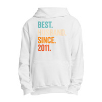 Mens Best Husband Since 2011 11th Wedding Anniversary 11 Years Urban Pullover Hoodie | Artistshot