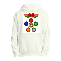 Christmas  Multi Coloured Ornaments Amp Baubles Urban Pullover Hoodie | Artistshot