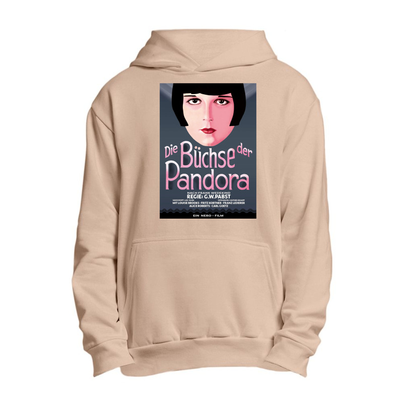 Pandora's Box - German Film Poster For The Silent Film Directed Urban Pullover Hoodie | Artistshot