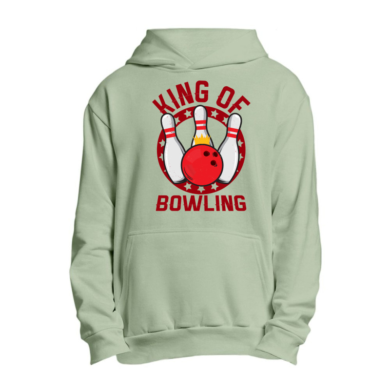 Bowling Bowl Champion King 542 Bowling Ball Urban Pullover Hoodie | Artistshot