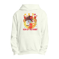 Happy Lunar New Year 2023 Cute Chinese Rabbit Decorations Urban Pullover Hoodie | Artistshot