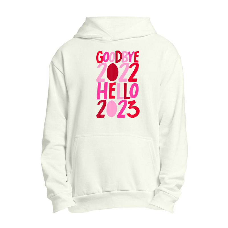 Goodbye 2022 Hello 2023 Happy New Year Pyjama Funny Urban Pullover Hoodie | Artistshot