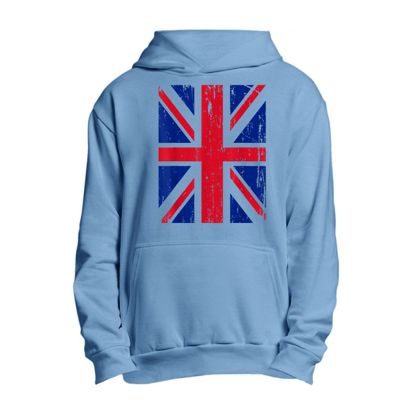 Union Jack Flag United Kingdom Great Britain Urban Pullover Hoodie | Artistshot