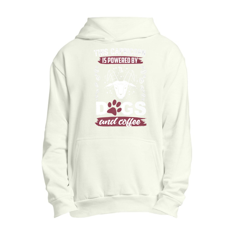 Capricorn Dog Lover Coffee Lover Horoscope Zodiac Sign Premium Urban Pullover Hoodie | Artistshot