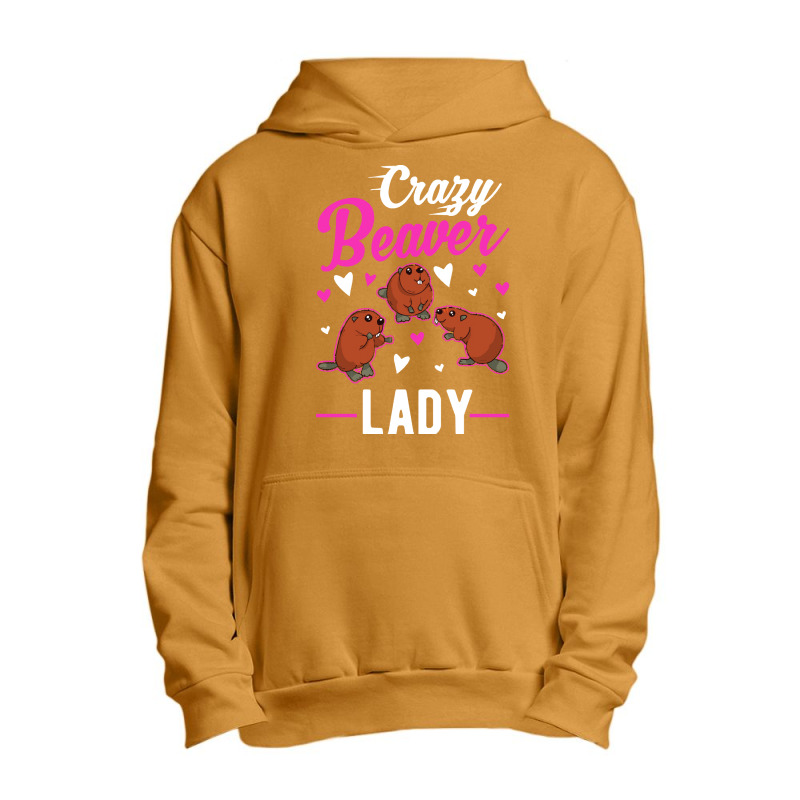 Beaver T  Shirt Crazy Beaver Lady T  Shirt Urban Pullover Hoodie by pumpkinslanguid | Artistshot