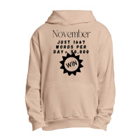 November Write Your Novel Design For Authors Urban Pullover Hoodie | Artistshot