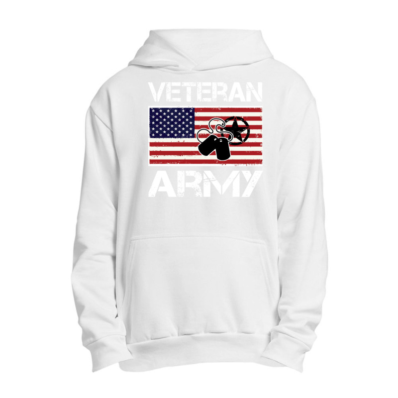 Us Army Veteran Combat Veteran Military Shirt Urban Pullover Hoodie | Artistshot