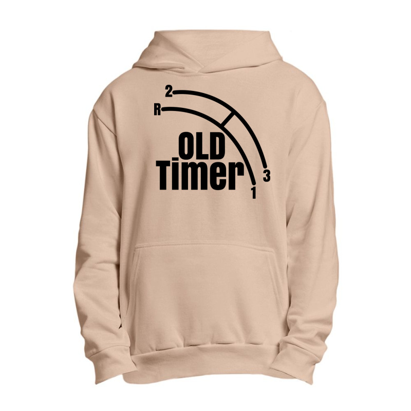 Funny Old Timer Car Truck Manual Column Shift Three Speed Gift Urban Pullover Hoodie by apolitery | Artistshot