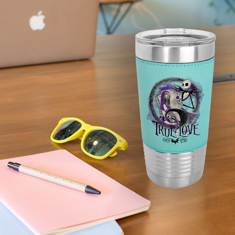 Funny Nightmare Before Christmas Valentines Jack True Love Leatherette Tumbler | Artistshot