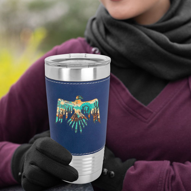 Roam Free Thunderbird Western Boho Leatherette Tumbler | Artistshot