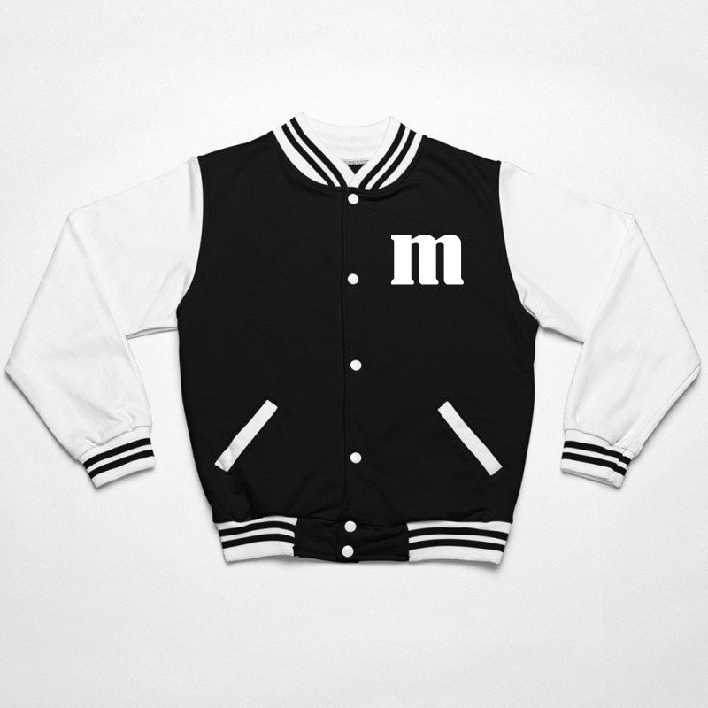 Lower Case Alphabet Matching Halloween Costume Cute Letter M T Shirt Bomber Jacket | Artistshot