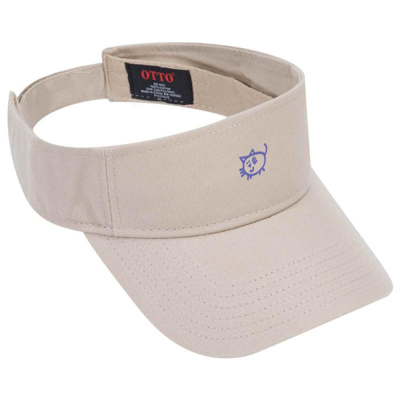 Very Peri Periwinkle Blue Line Kitty Cat Visor Hat | Artistshot