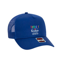 Title One 1 Teacher Cute Back To School Mesh Back Trucker Hat | Artistshot