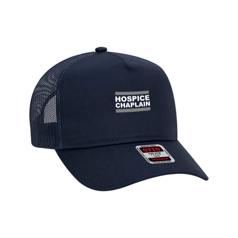 Hospice Chaplain Sweatshirt Mesh Back Trucker Hat by cm-arts | Artistshot