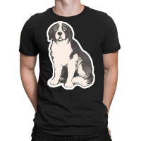 Saint Bernard Dog T  Shirt Vintage Sad Saint Bernard Dog T  Shirt T-shirt | Artistshot