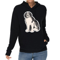 Saint Bernard Dog T  Shirt Vintage Sad Saint Bernard Dog T  Shirt Lightweight Hoodie | Artistshot