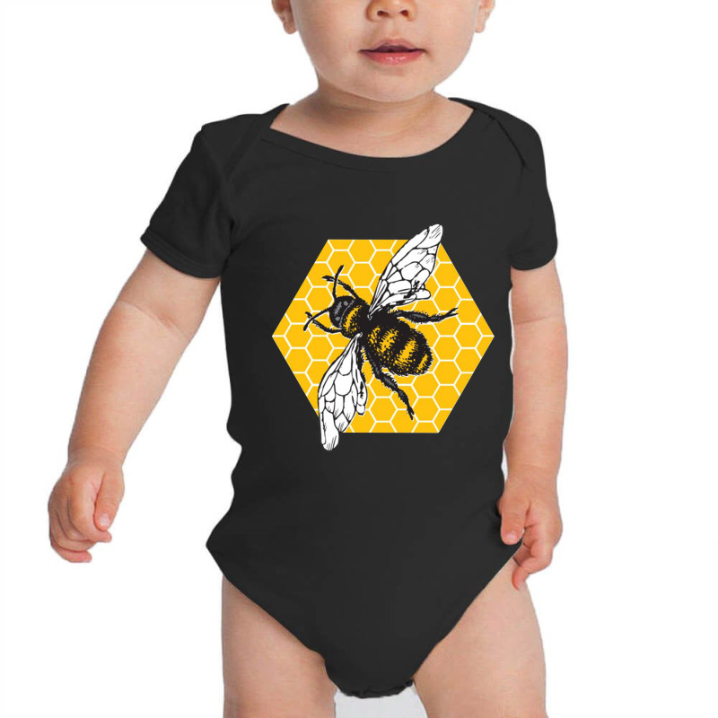 Save The Bees Honey Baby Bodysuit | Artistshot