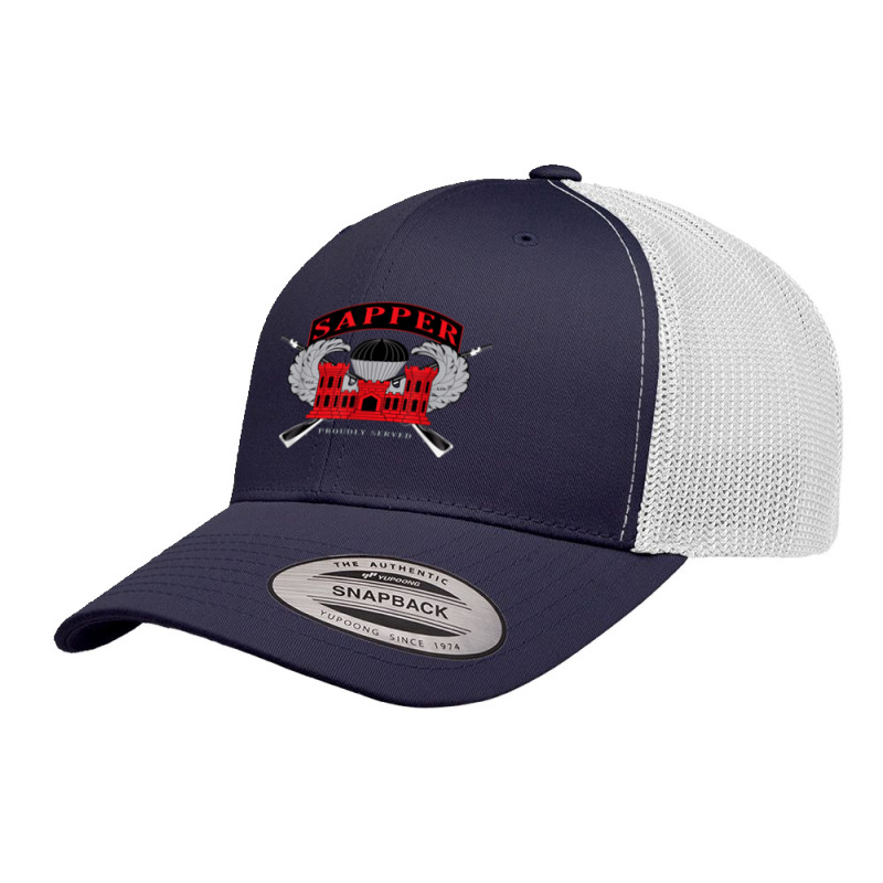 U.s. Army Combat Engineers Sapper Retro Trucker Cap by jeniperlopes | Artistshot