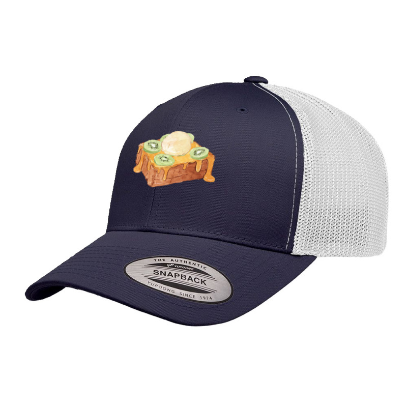 Brick Toast Bread Lover T  Shirt Honey Bread Brick Toast Topped With K Retro Trucker Cap by thymeartiste | Artistshot