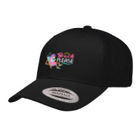 Flamingo Beach Please Flamingo Drinking Lover Summer Vacation Retro Trucker Cap | Artistshot