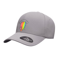 Cloud Overlay Rainbow Seamless Cap | Artistshot