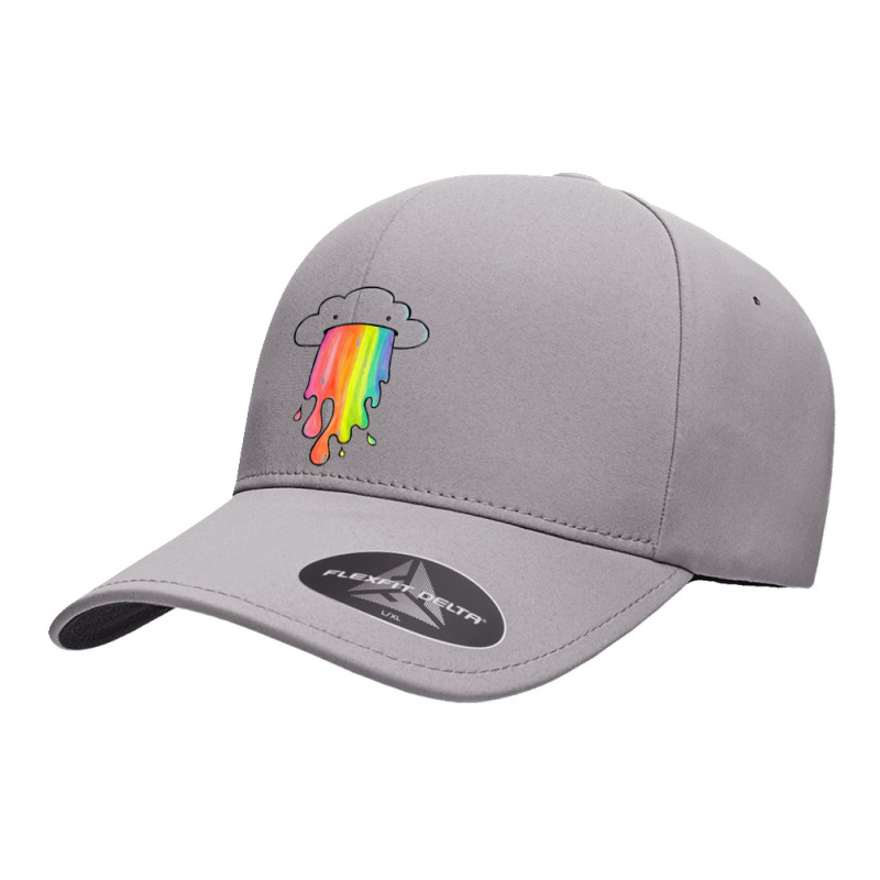 Cloud Overlay Rainbow Seamless Cap by lindumawardi | Artistshot