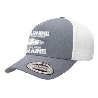 Train Funny Warning I May Spontaneously Talk About Trains Lover Birthd Yupoong Trucker Cap | Artistshot