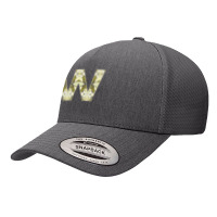 Letter W T  Shirt Letter W Monogram Olive Green Abstract Pattern Paint Yupoong Trucker Cap | Artistshot