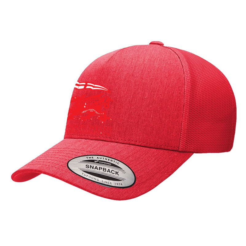 London Welsh Yupoong Trucker Cap by SomArt | Artistshot