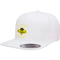 The Bees Are Happy Essential 5 Panel Snapback Cap | Artistshot