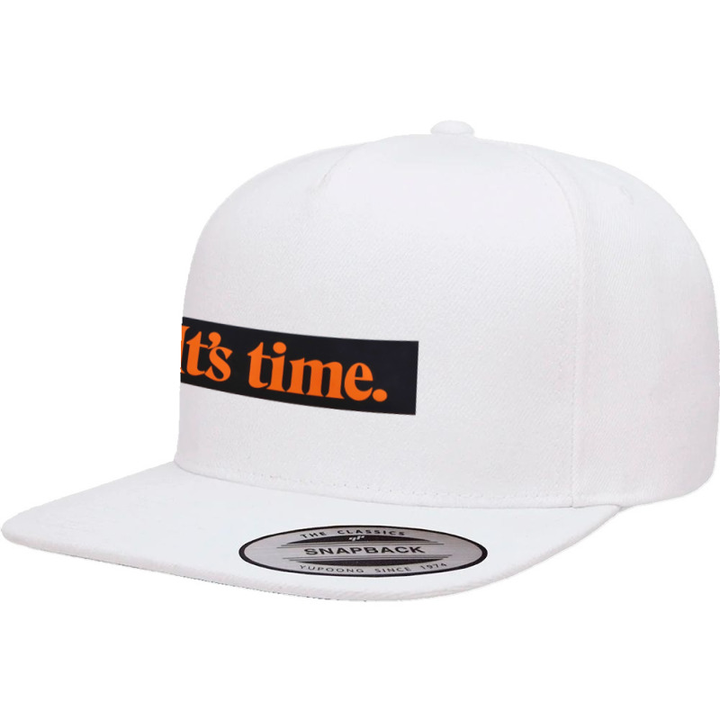 It's Time 5 panel snapback cap by coşkun | Artistshot