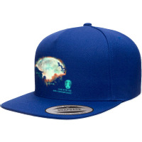 Thermal Moon Glow 5 Panel Snapback Cap | Artistshot