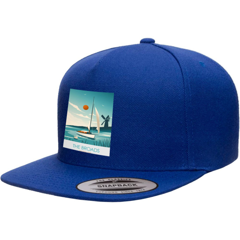 The Broads National Park 5 panel snapback cap by Jamesoney | Artistshot