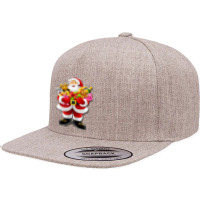 Santa Claus Sends Gifts 5 Panel Snapback Cap | Artistshot