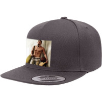 Channing Tatum Shirtless 5 Panel Snapback Cap | Artistshot