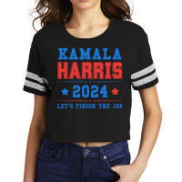 I'm Voting For Kamala Harris Scorecard Crop Tee | Artistshot