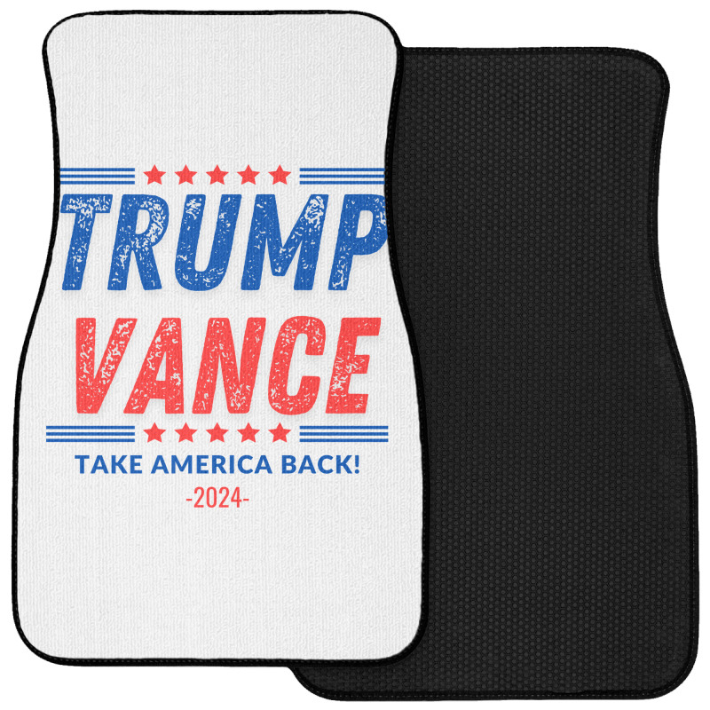 Trump Vance 2024 Donald Trump J.d. Vance Take Amer Front Car Mat | Artistshot