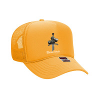 Deus Vult   Catholic Crusader Templar Knight   Sword & Armor Long Slee Foam Trucker Hat | Artistshot