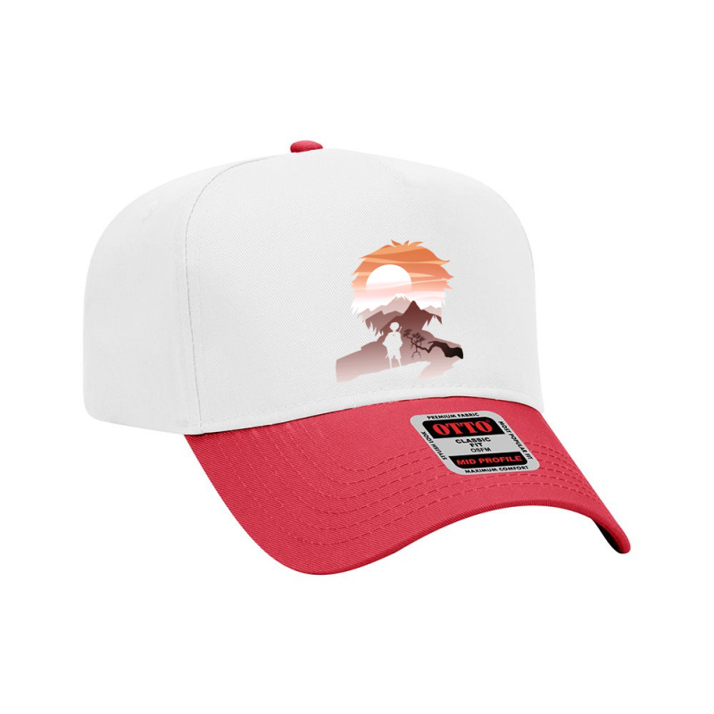 Sky And Samurai Adjustable Baseball Cap by cm-arts | Artistshot