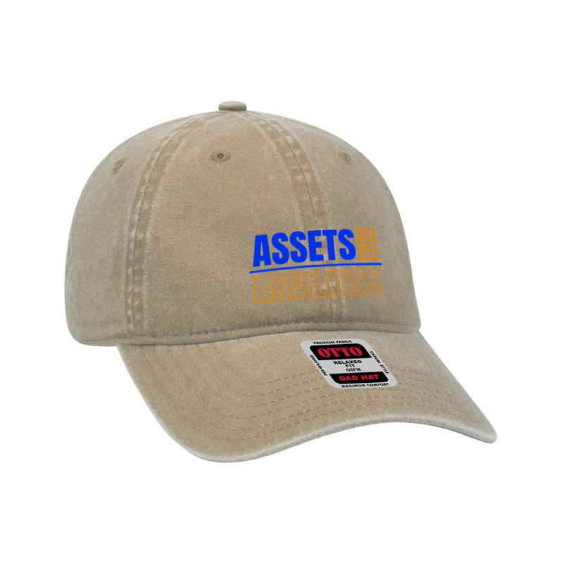 Assets Over Liabilities Dyed Cap by Jembleng Art | Artistshot