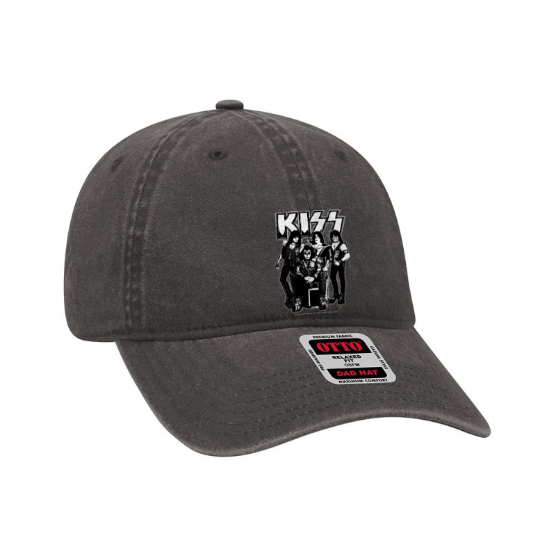 Kiss (vintage Grunge) Dyed Cap by cm-arts | Artistshot