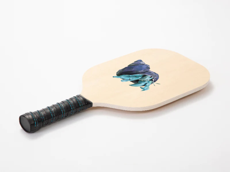 Aqua Colored Hermit Pickleball Paddle | Artistshot